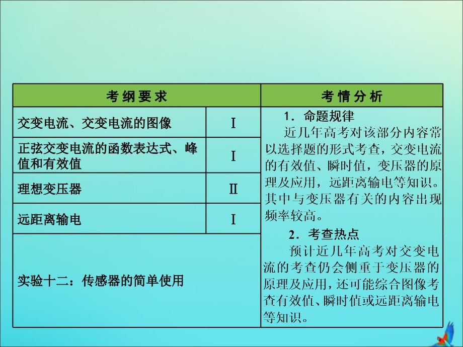 （新课标）高考物理总复习第69课时交变电流的产生与描述（双基落实课）课件.ppt_第2页