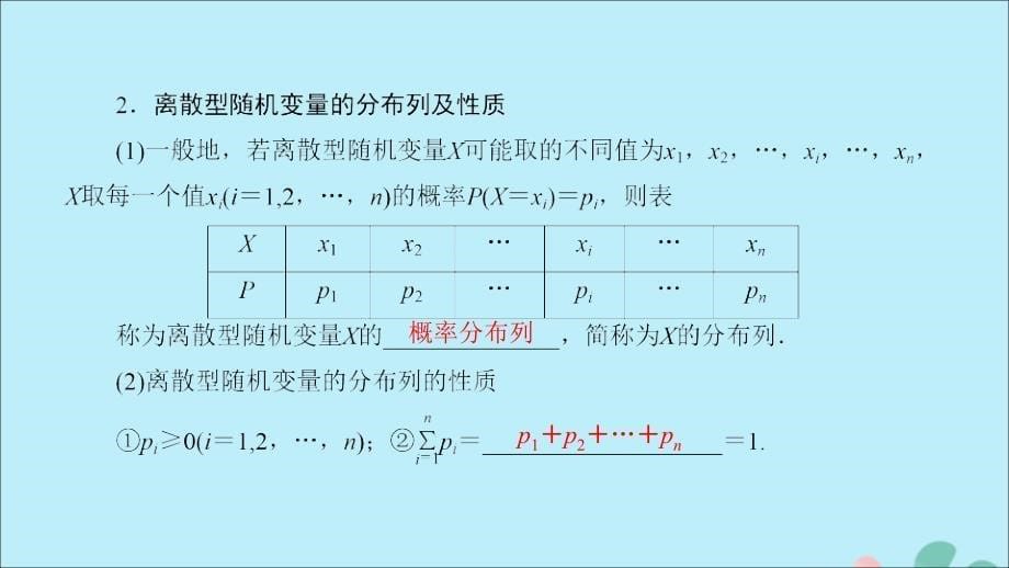 高考数学一轮复习第十章计数原理概率随机变量及其分布第7讲离散型随机变量及其分布列课件理.ppt_第5页