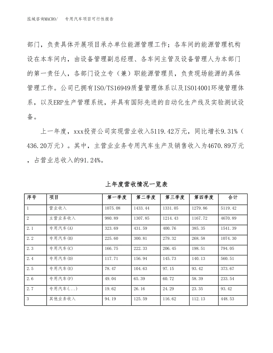 (立项备案申请样例)专用汽车项目可行性报告.docx_第2页