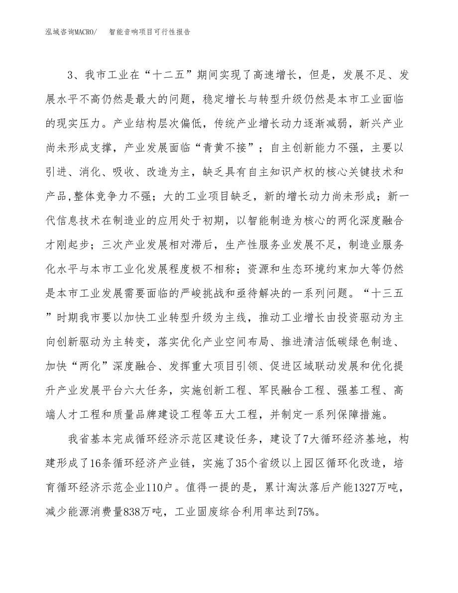 (立项备案申请样例)智能音响项目可行性报告.docx_第5页