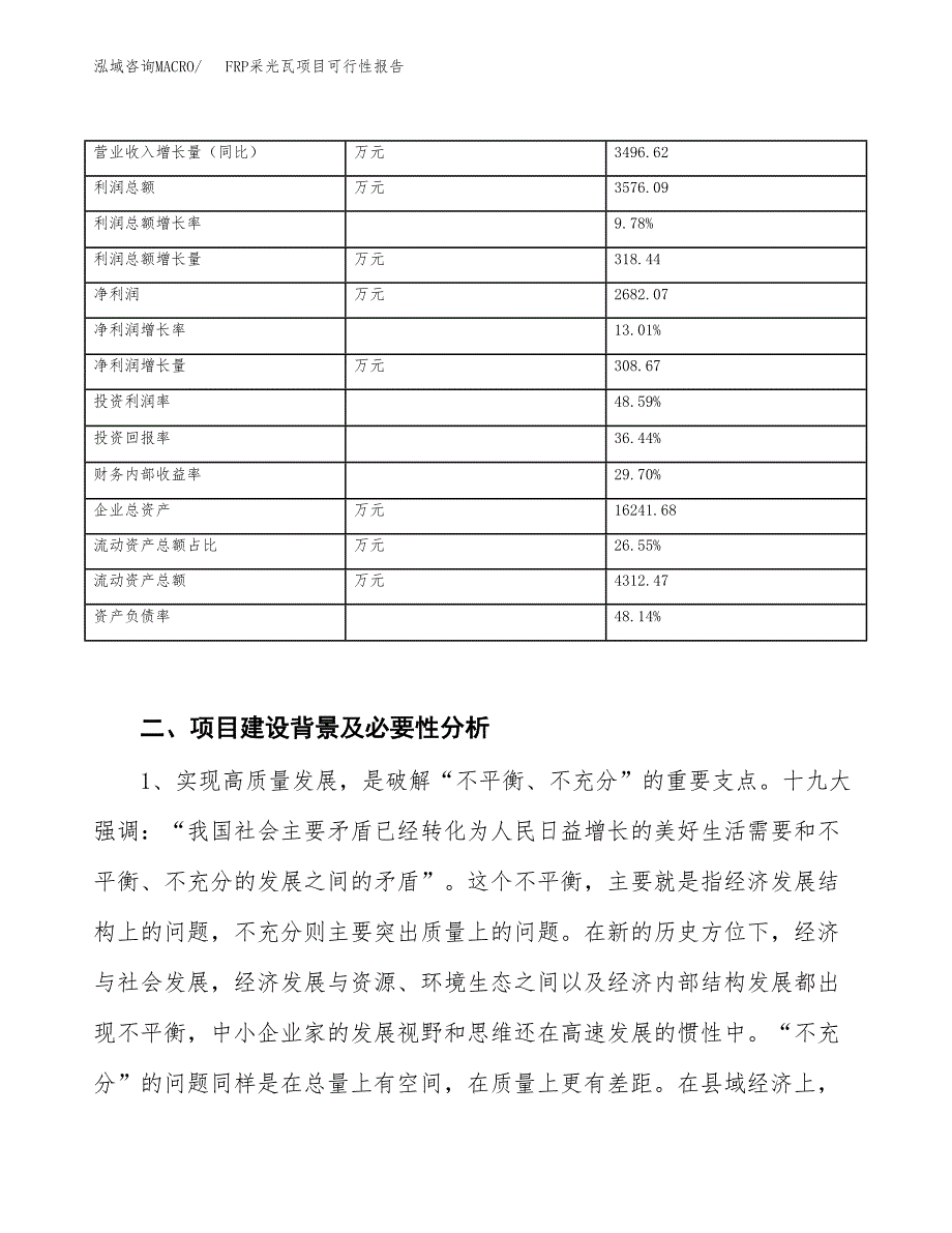 (立项备案申请样例)FRP采光瓦项目可行性报告.docx_第3页