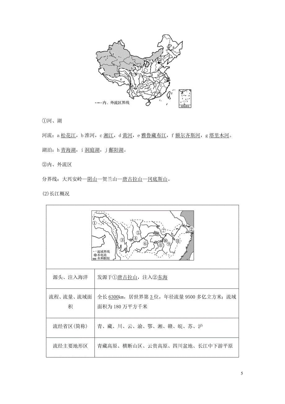 高考地理新导学大一轮复习区域地理第二单元中国地理第39讲中国地理概况讲义含解析鲁教.docx_第5页