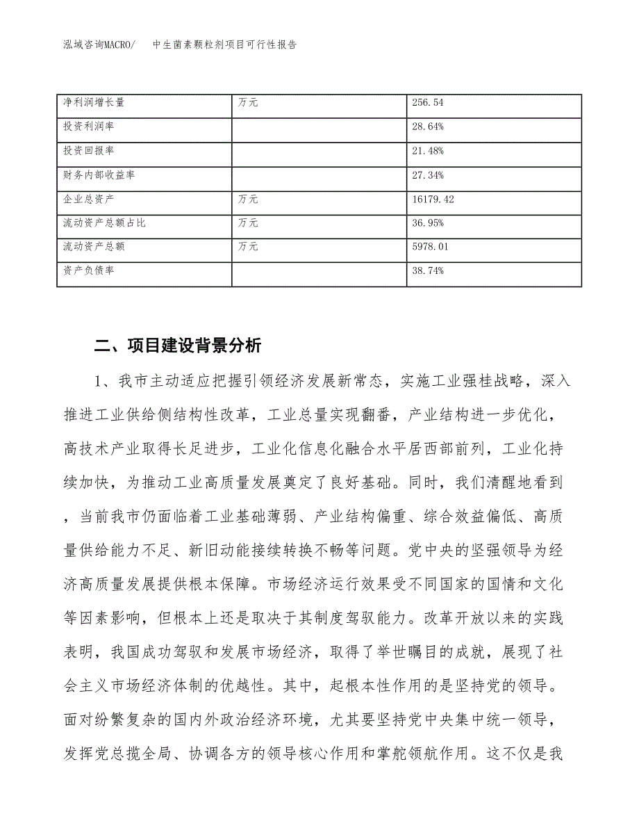 (立项备案申请样例)中生菌素颗粒剂项目可行性报告.docx_第4页