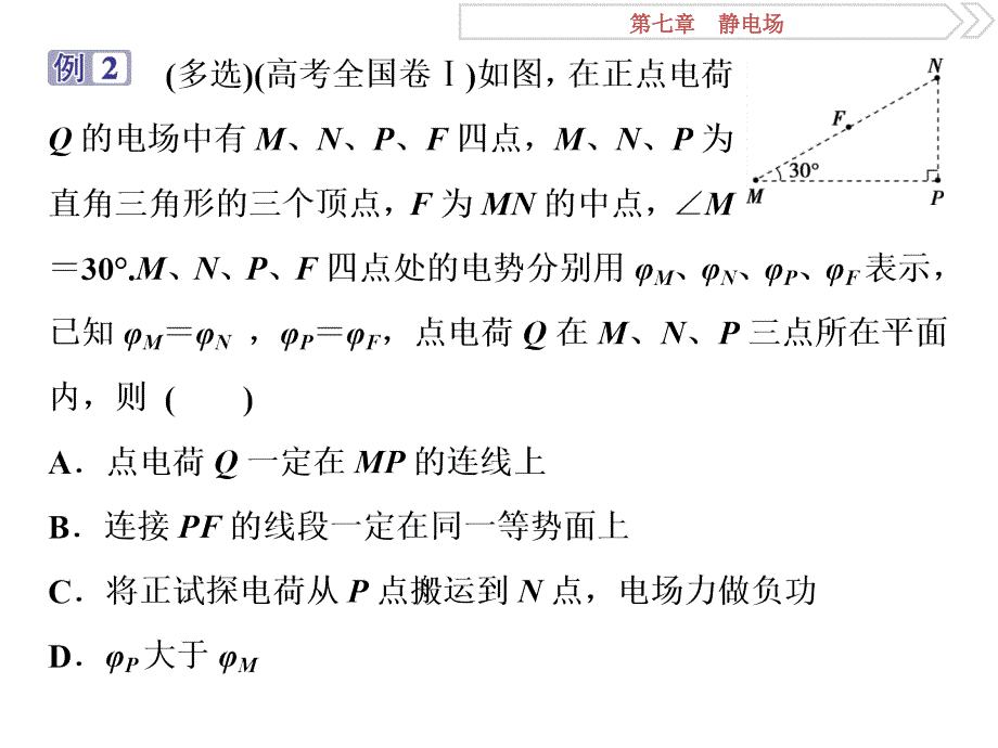 高考物理（人教新课标版）一轮复习课件：第7章 静电场 5 突破全国卷 .ppt_第4页