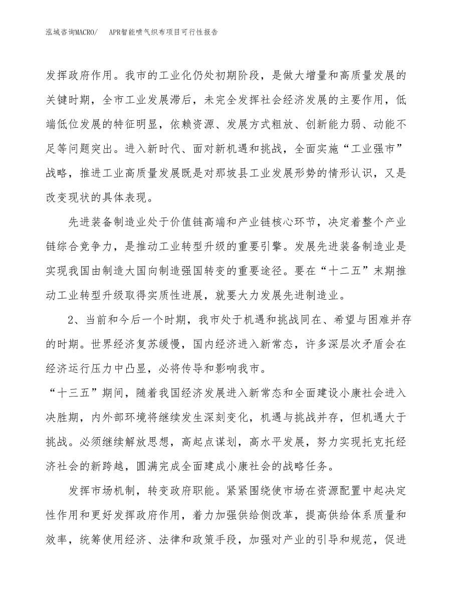 (立项备案申请样例)APR智能喷气织布项目可行性报告.docx_第5页