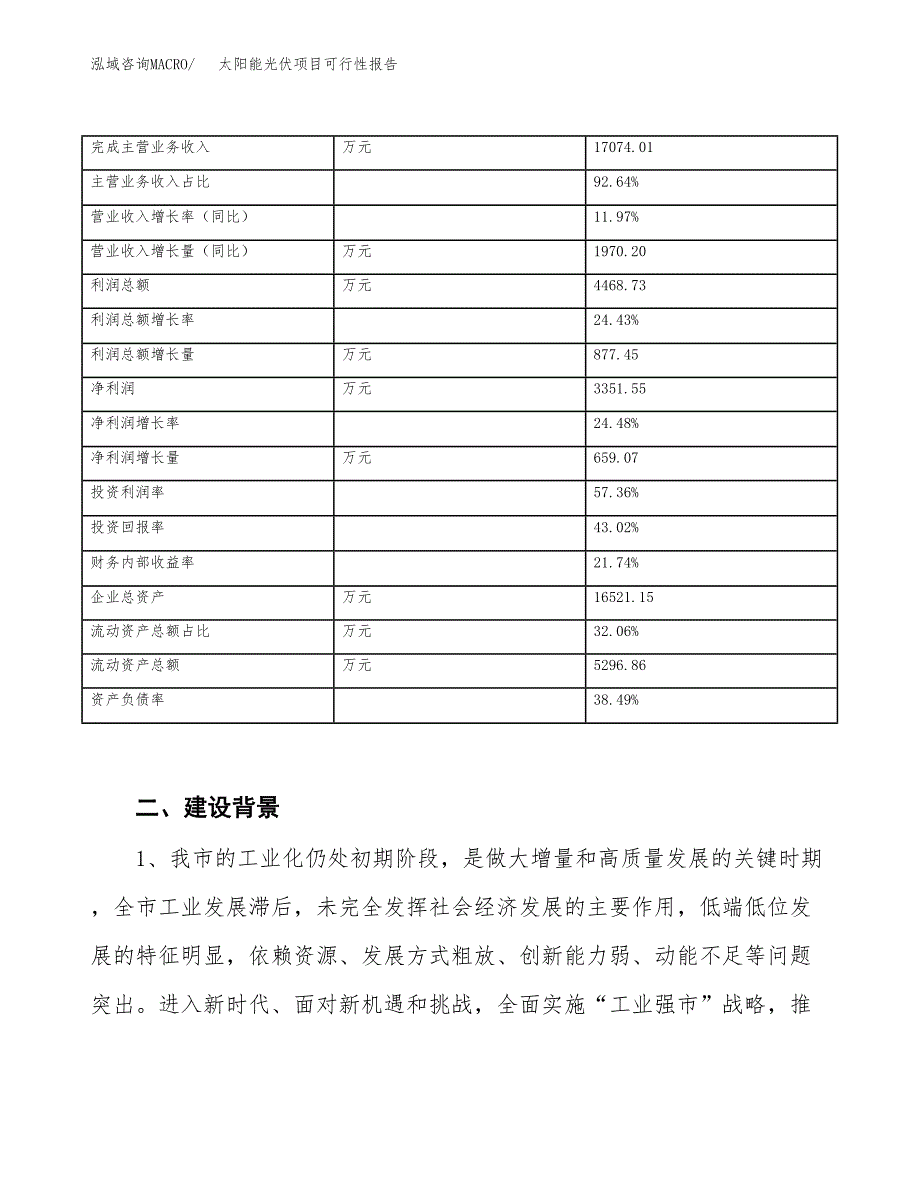 (立项备案申请样例)太阳能光伏项目可行性报告.docx_第3页