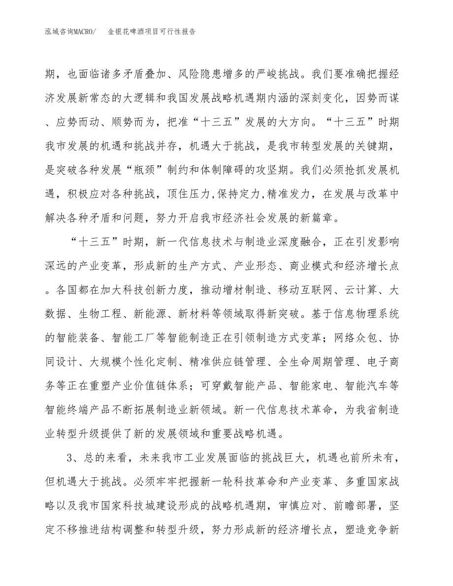 (立项备案申请样例)金银花啤酒项目可行性报告.docx_第5页