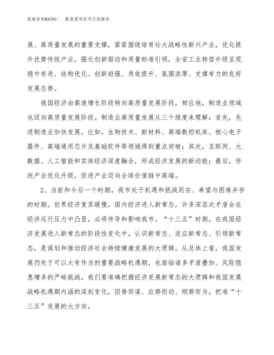 (立项备案申请样例)集装袋项目可行性报告.docx_第5页