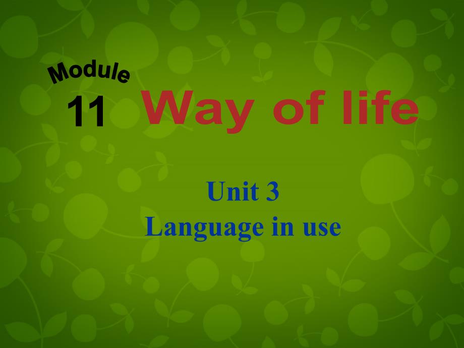 八年级英语上册_Module 11 Unit 3 Language in use课件 （新）外研.ppt_第1页