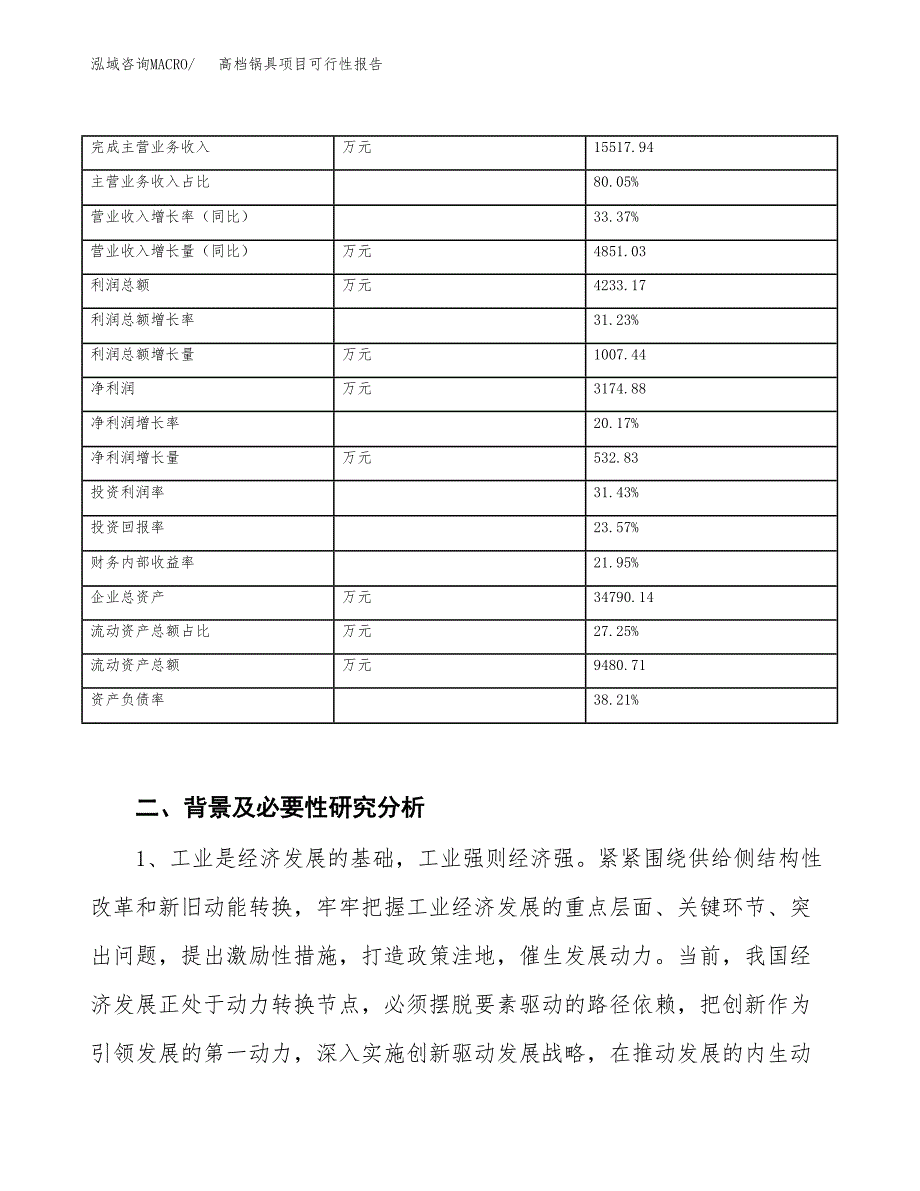 (立项备案申请样例)高档锅具项目可行性报告.docx_第3页