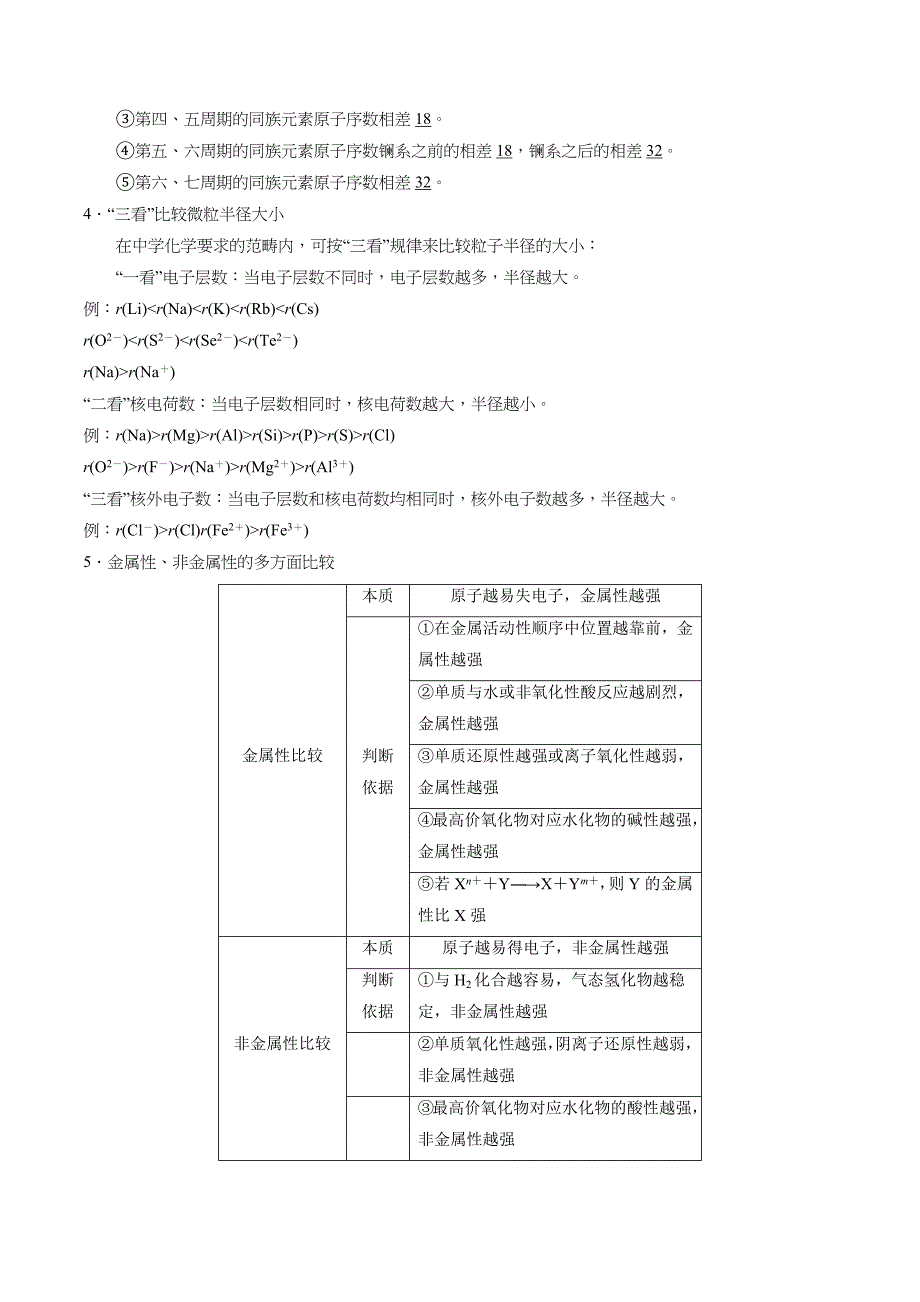 高考化学二轮复习专题五 物质结构与性质（专题复习）_第4页