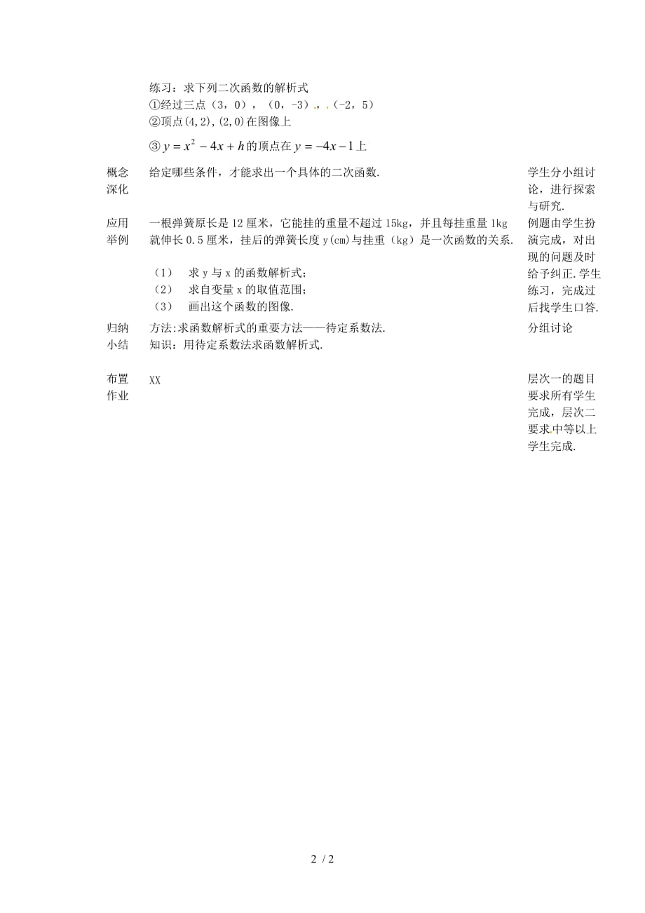 (新课程)高中数学《待定系数法》教案新人教b版必修_第2页