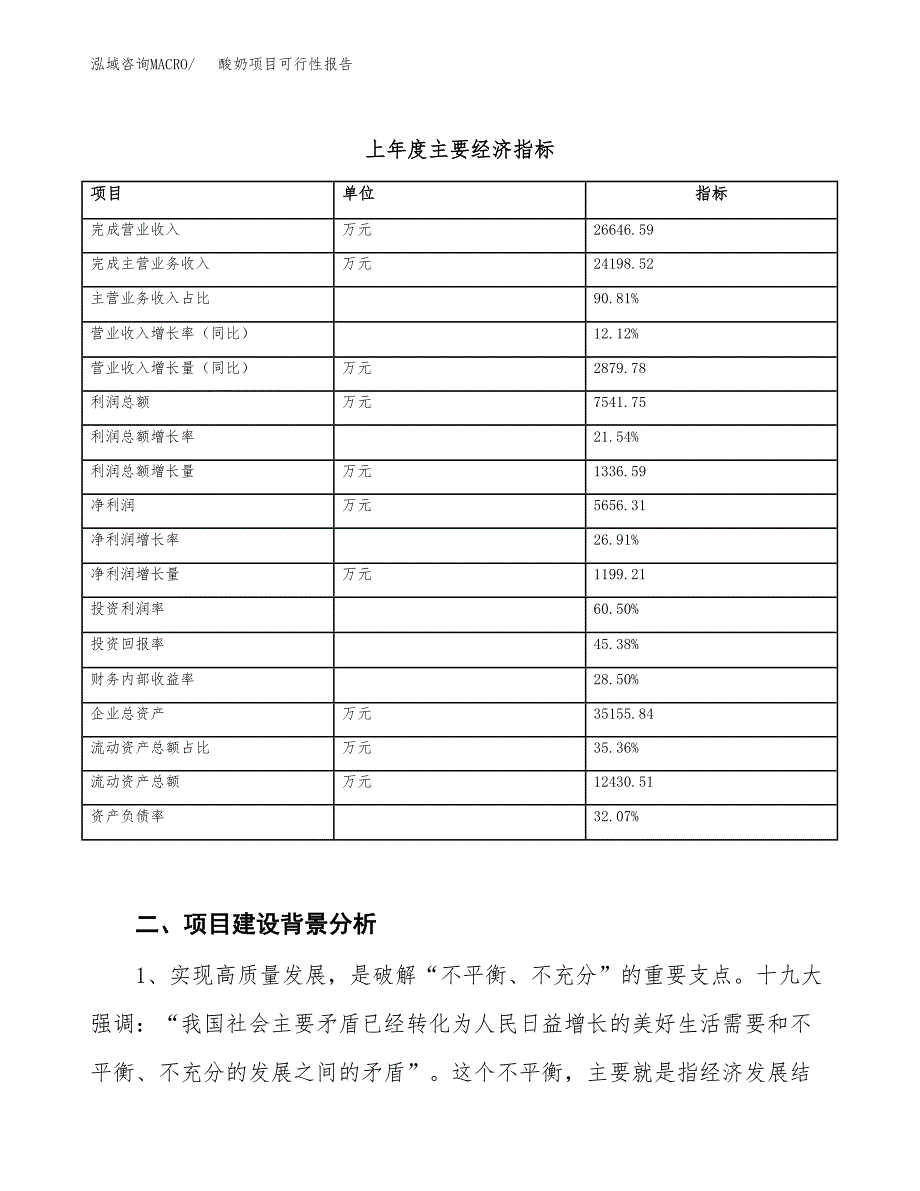 (立项备案申请样例)酸奶项目可行性报告.docx_第3页