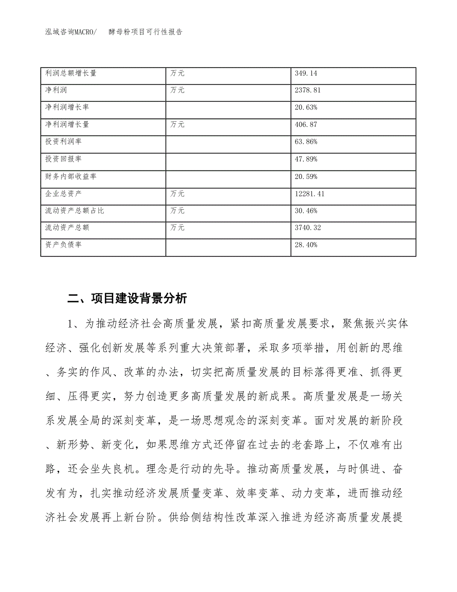 (立项备案申请样例)酵母粉项目可行性报告.docx_第4页