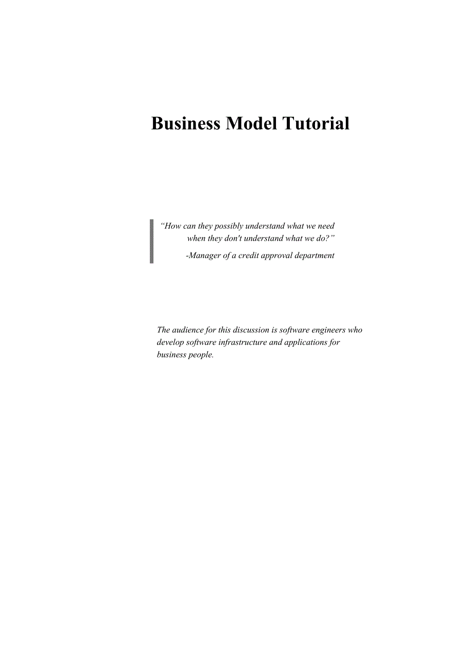 Business Model Tutorial_第1页
