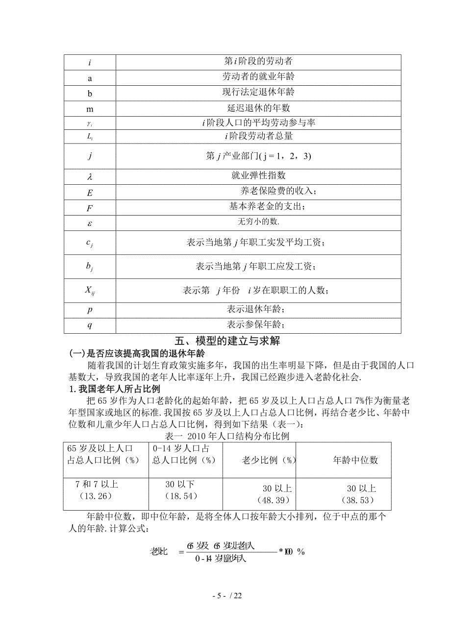 a题石河子大学数学建模选拔题退休龄延迟多久可行-最终_第5页