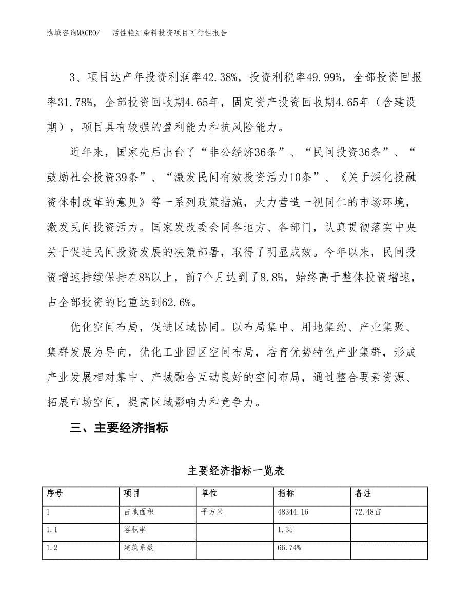 活性艳红染料投资项目可行性报告(园区立项申请).docx_第5页