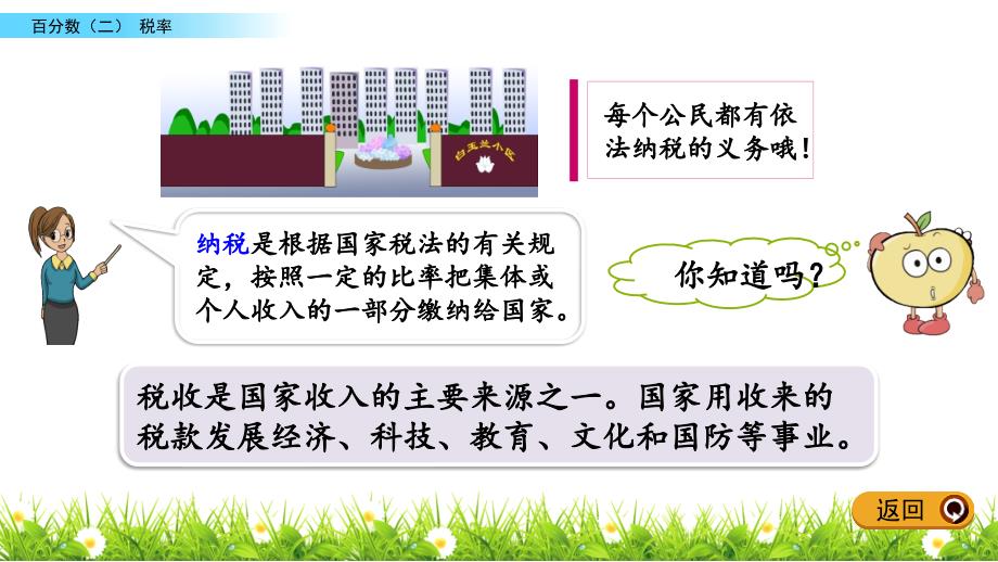 新人教版六年级数学下册《2.3 税率》教学课件_第3页