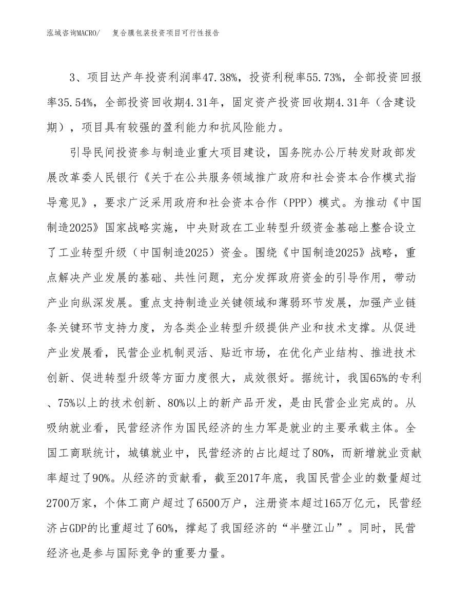 复合膜包装投资项目可行性报告(园区立项申请).docx_第5页