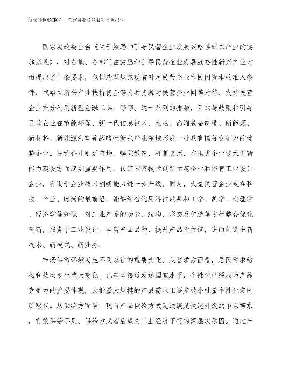 气泡袋投资项目可行性报告(园区立项申请).docx_第5页