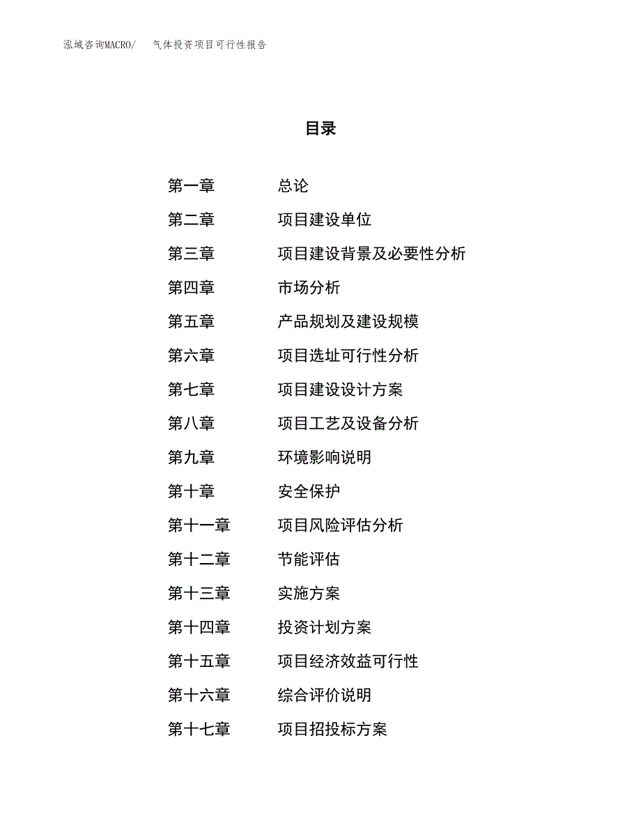 气体投资项目可行性报告(园区立项申请).docx_第1页