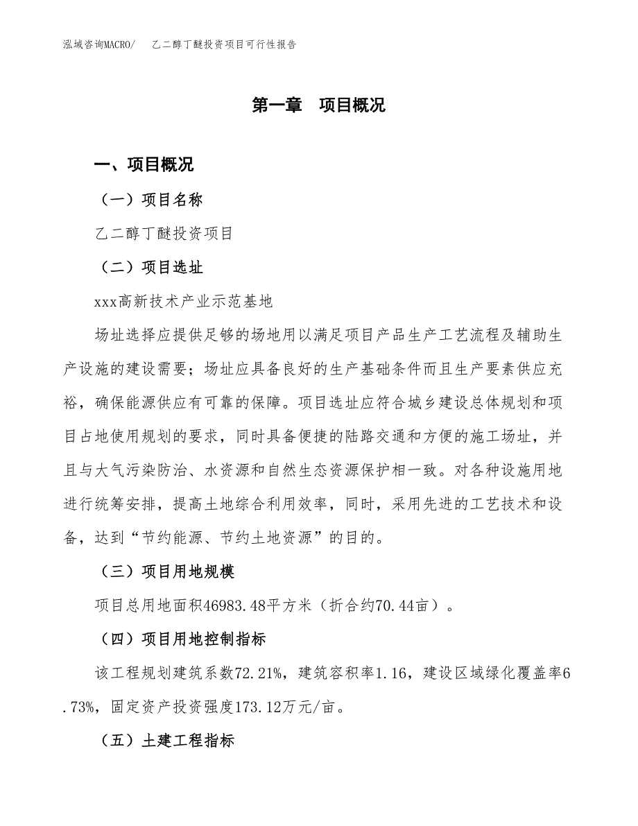 乙二醇丁醚投资项目可行性报告(园区立项申请).docx_第2页