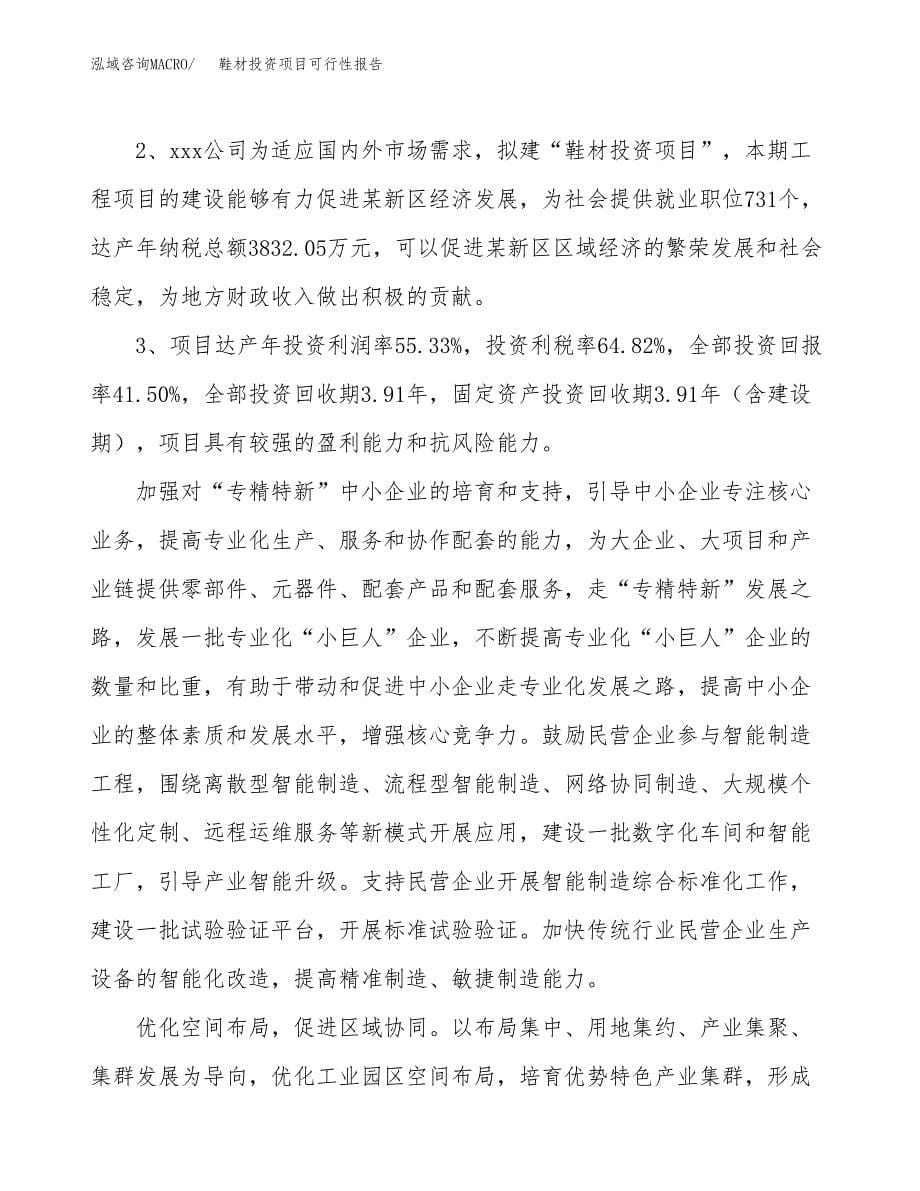 鞋材投资项目可行性报告(园区立项申请).docx_第5页