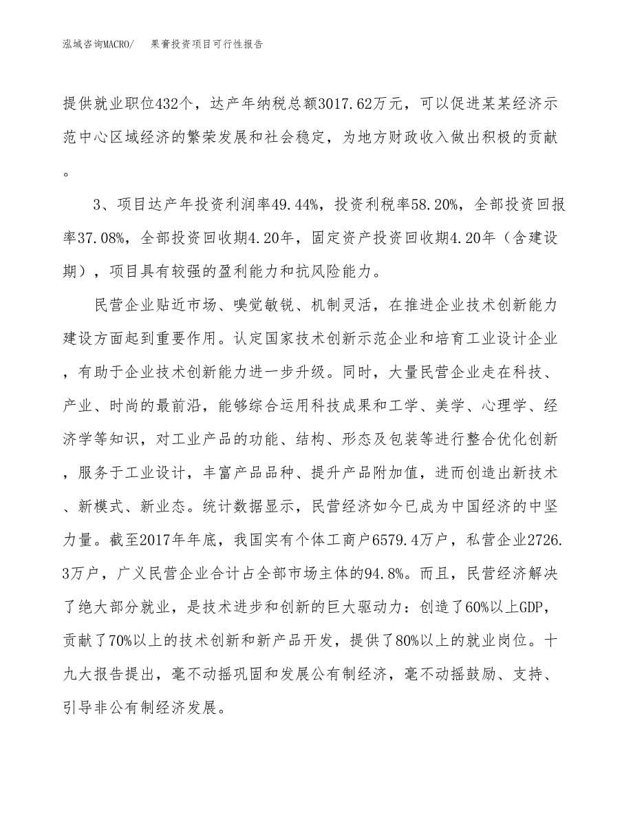 果膏投资项目可行性报告(园区立项申请).docx_第5页