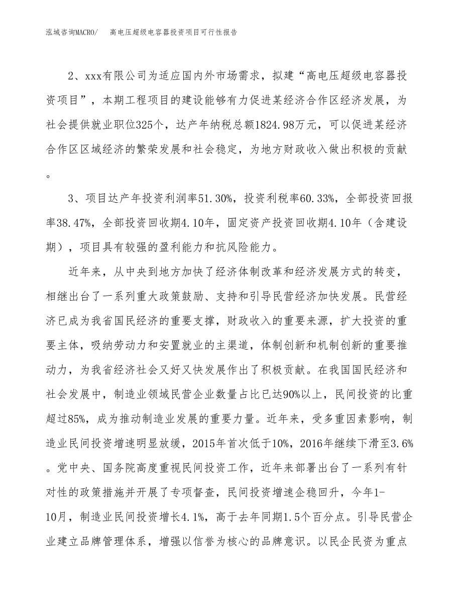 高电压超级电容器投资项目可行性报告(园区立项申请).docx_第5页