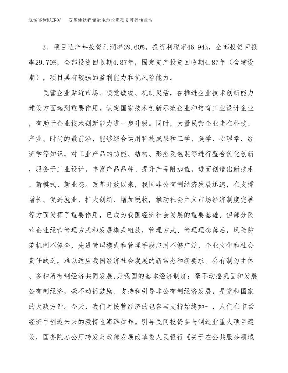 石墨烯钛锂储能电池投资项目可行性报告(园区立项申请).docx_第5页