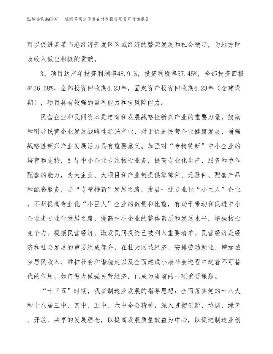 植绒革高分子复合材料投资项目可行性报告(园区立项申请).docx_第5页