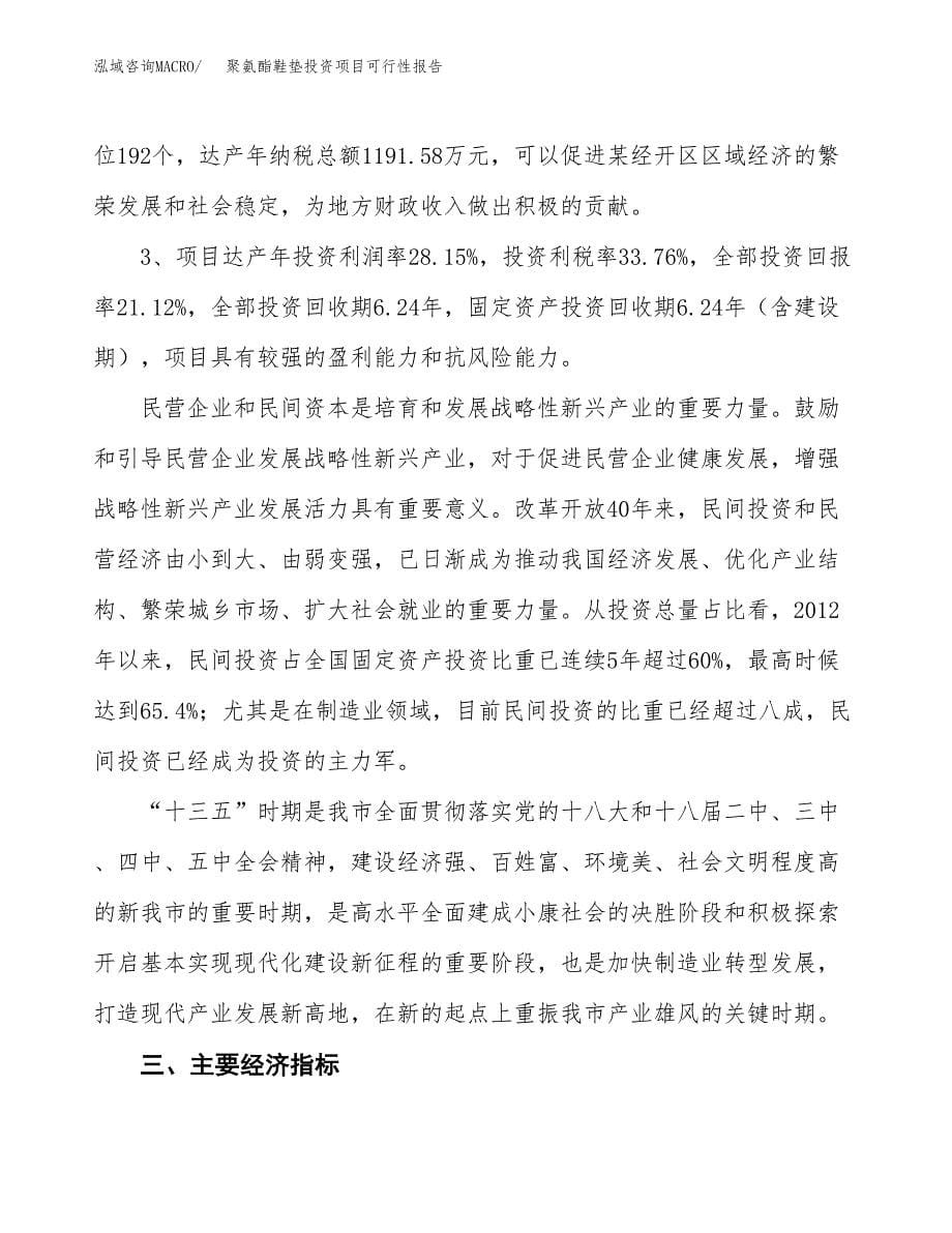 聚氨酯鞋垫投资项目可行性报告(园区立项申请).docx_第5页