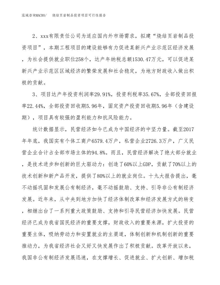 烧结页岩制品投资项目可行性报告(园区立项申请).docx_第5页