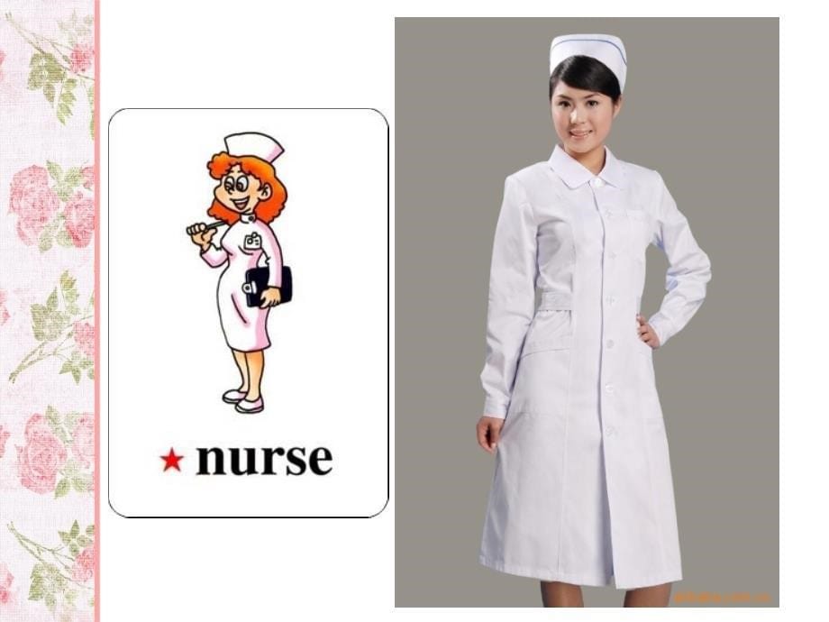 一年级下册英语课件Module 1《Unit 2 She’s a nurse》1 外研社（一起）_第5页