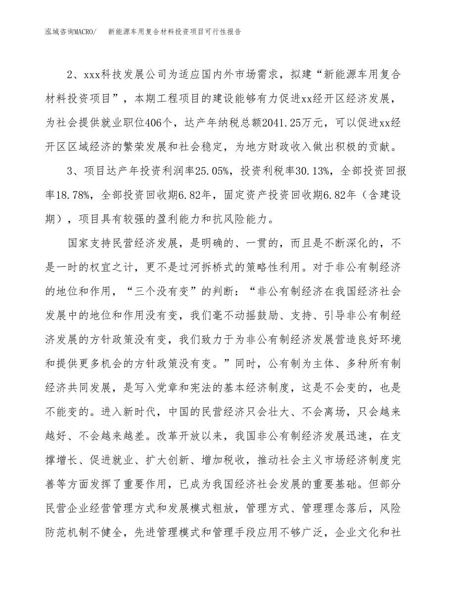 新能源车用复合材料投资项目可行性报告(园区立项申请).docx_第5页