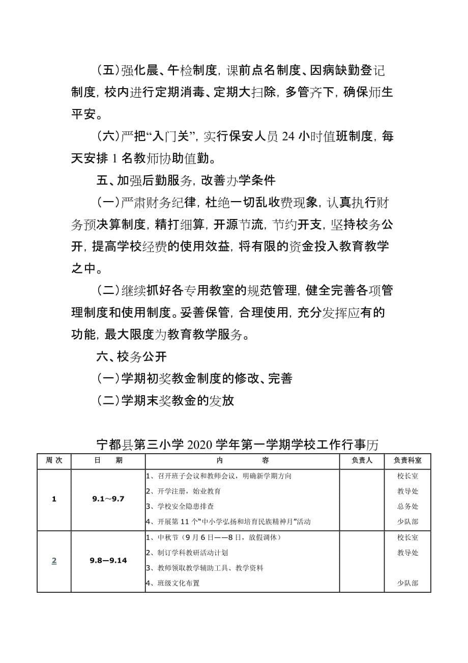 宁都县第三小学2020-2021学年度第二学期学校工作计划_第5页