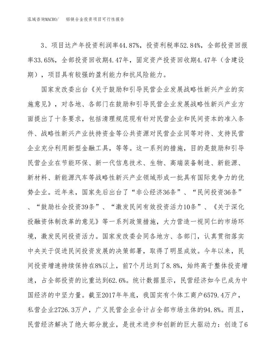 铝镁合金投资项目可行性报告(园区立项申请).docx_第5页