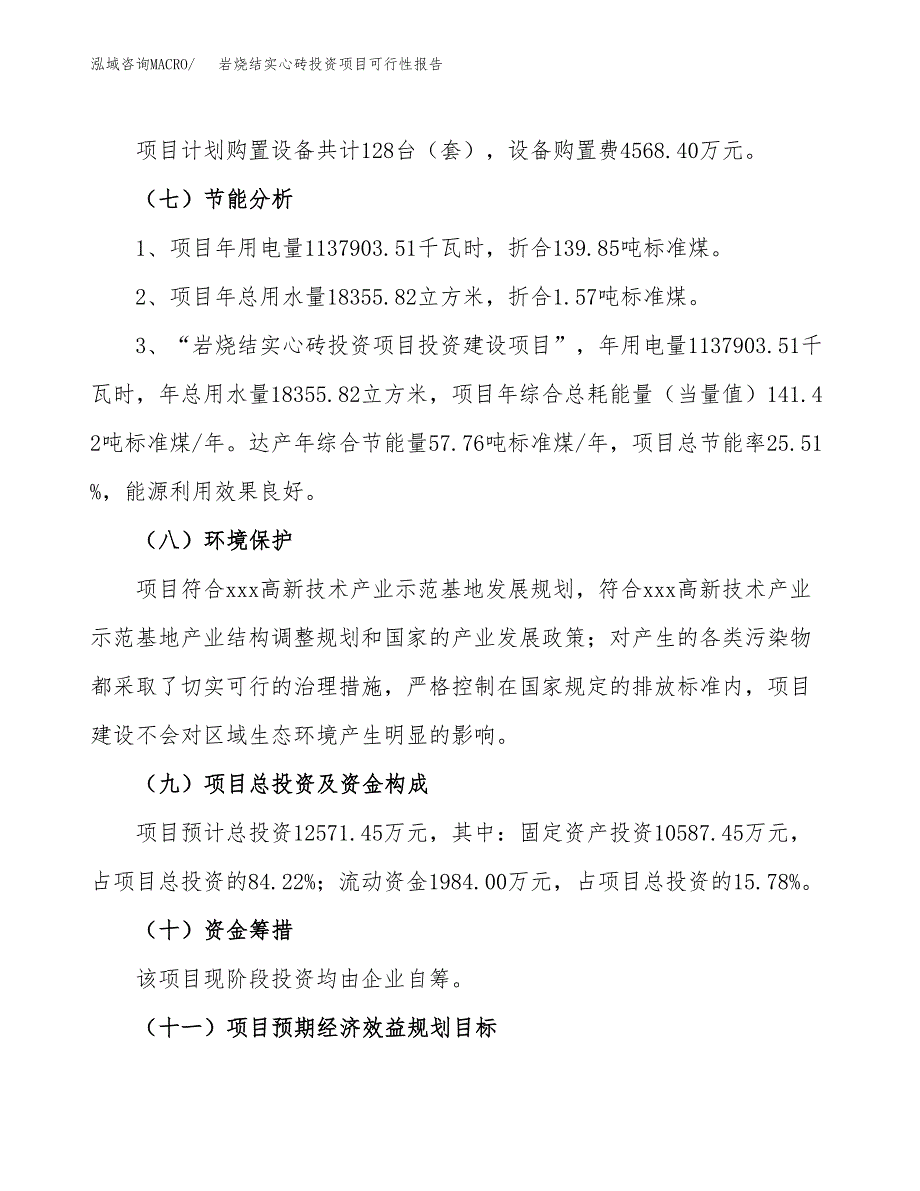 岩烧结实心砖投资项目可行性报告(园区立项申请).docx_第3页