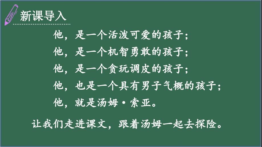 新人教六年级下语文7汤姆·索亚历险记（节选）教学课件_第2页