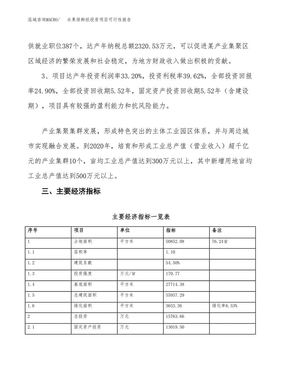 水果保鲜纸投资项目可行性报告(园区立项申请).docx_第5页