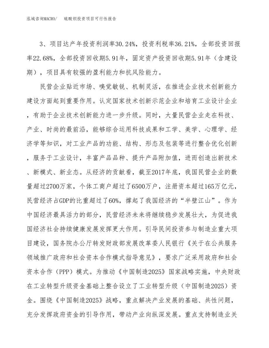 硫酸钡投资项目可行性报告(园区立项申请).docx_第5页