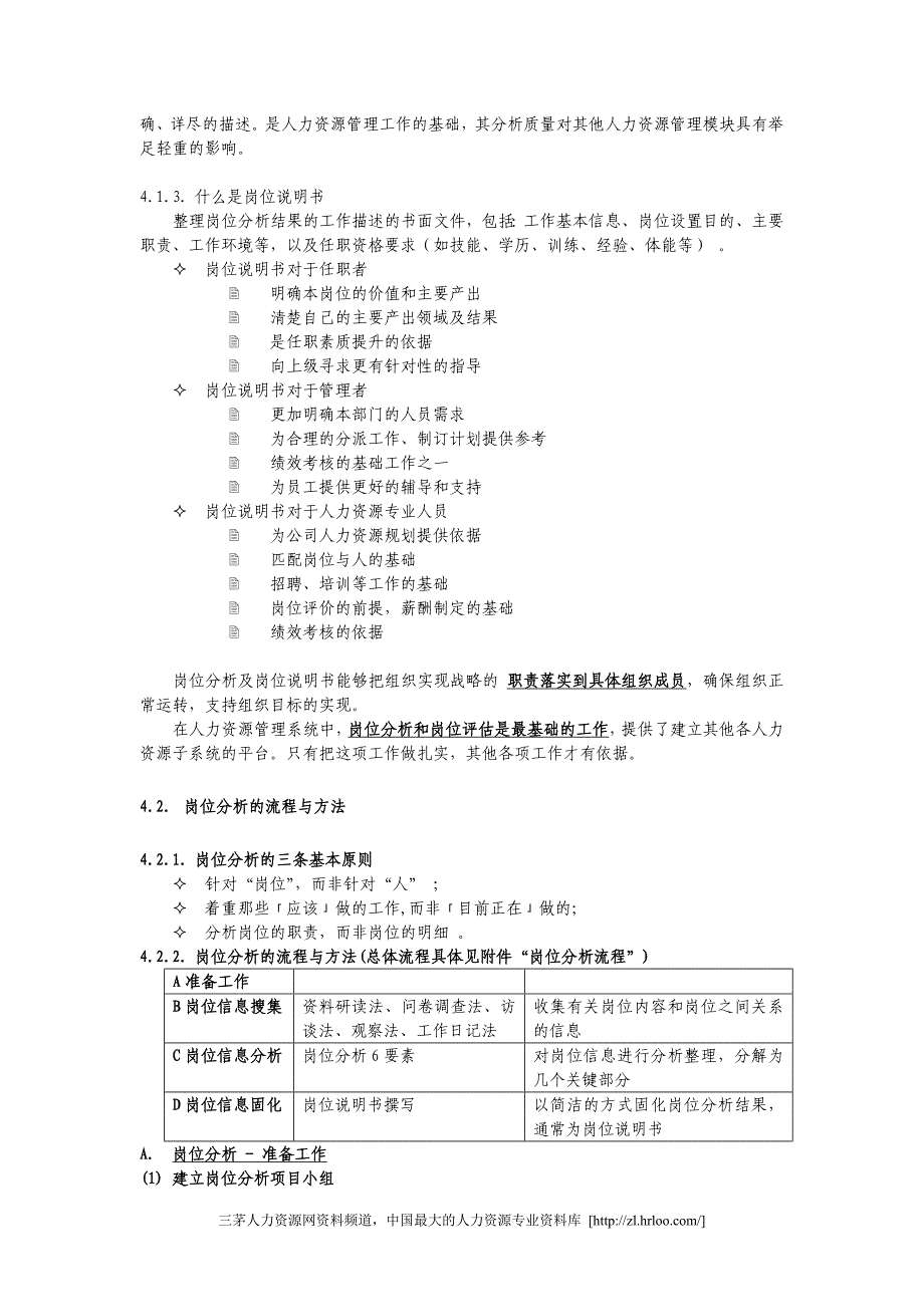 【精编】岗位分析及岗位说明书编写作业规程_第2页