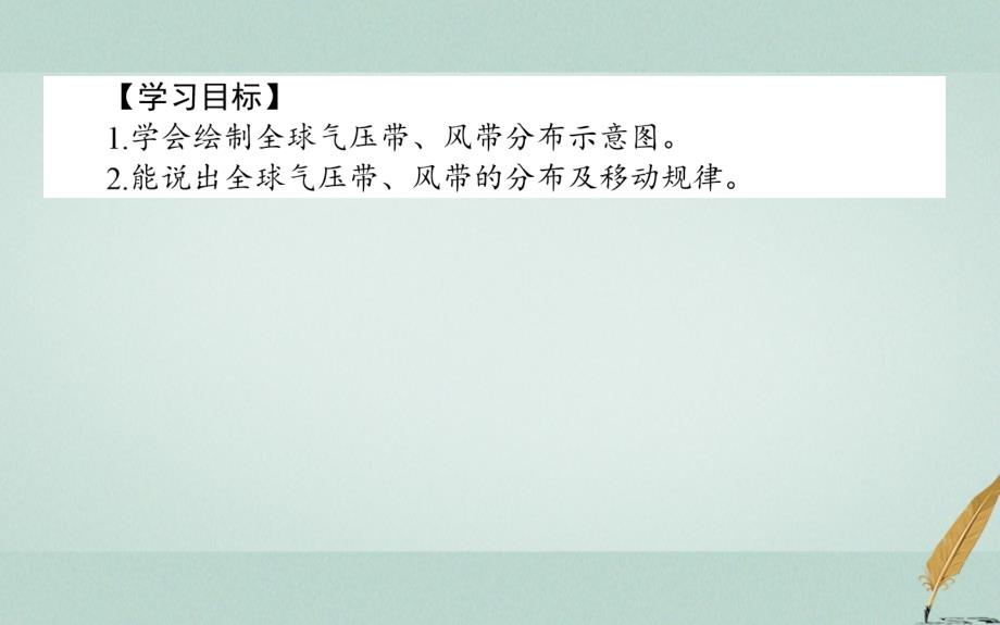 2019年秋高中地理 第二章 地球上的大气 2.2 气压带和风带 2.2.1 气压带和风带的形成导学课件 新人教版必修1_第2页