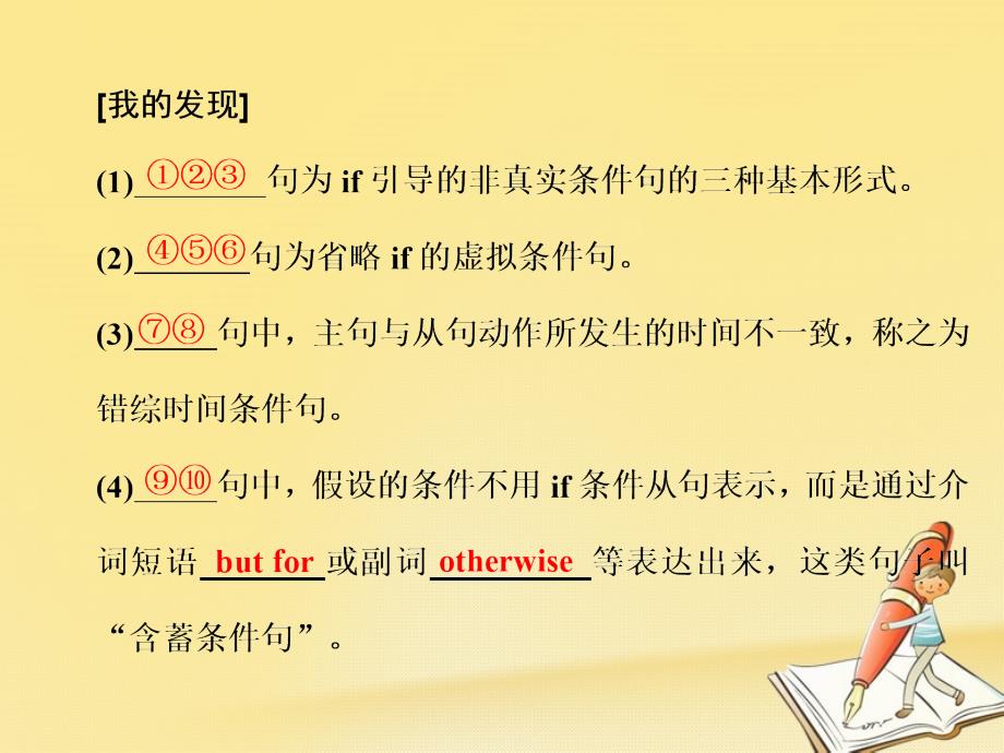 2017-2018学年高中英语 Module 5 Cloning Section Ⅲ Grammar-虚拟语气（1)课件 外研版选修6_第4页