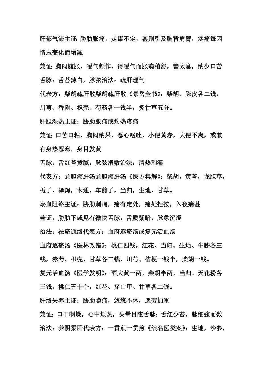 中医内科学必考重点语句下半册全_第1页