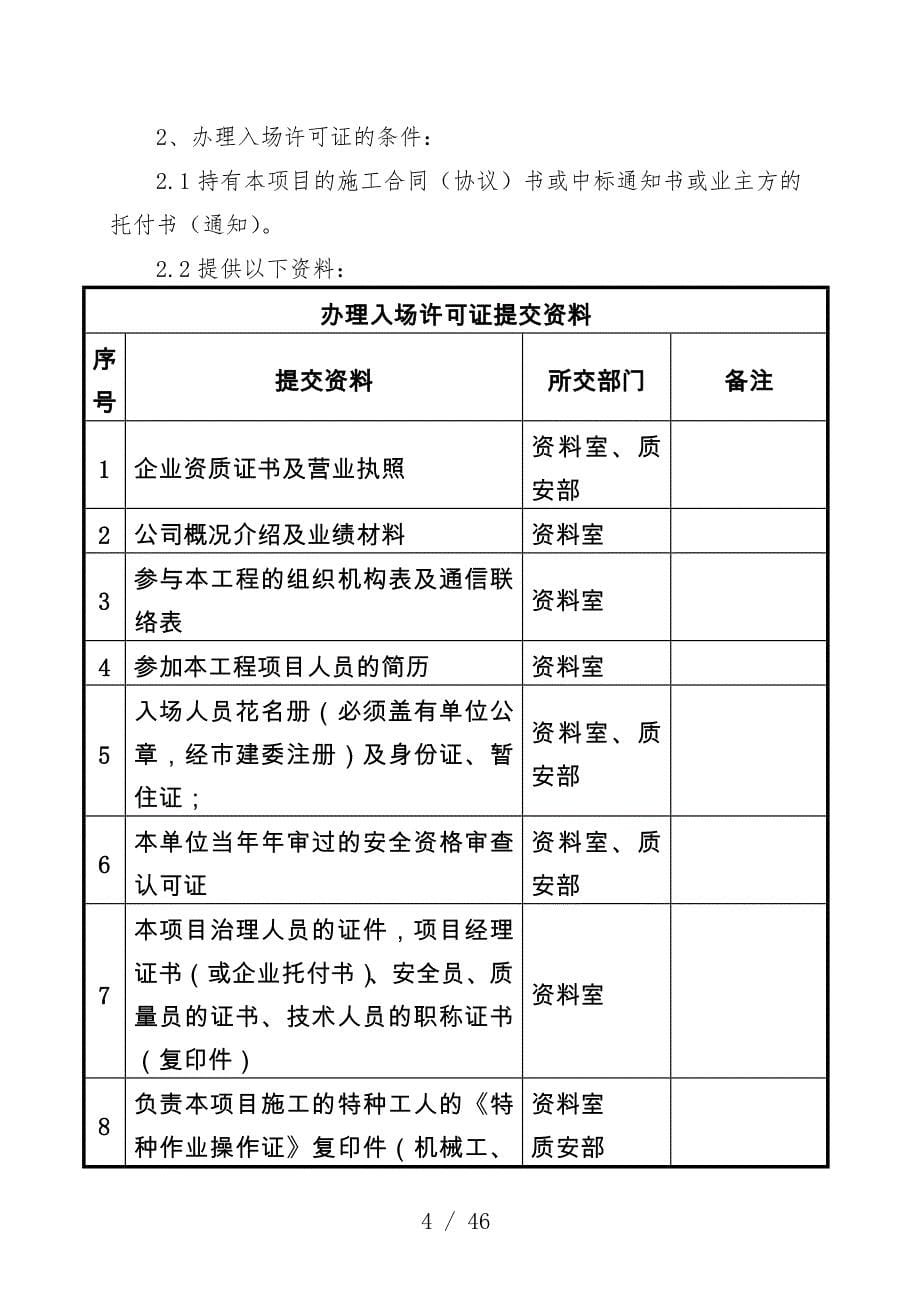 广场项目经理部分包管理规章制度汇编_第5页