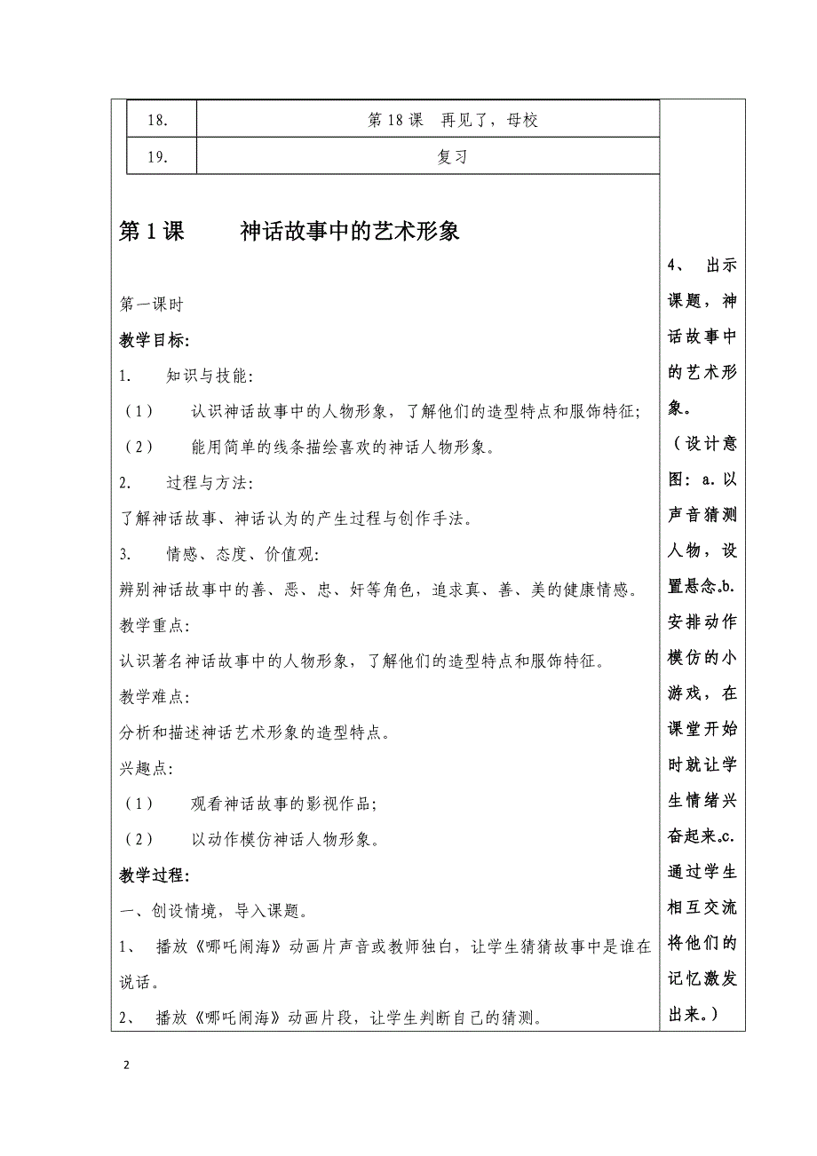 小学六年级岭南版美术下册教案_第2页