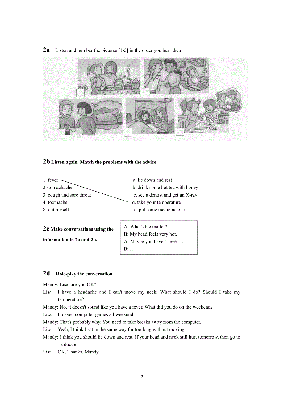 人教版八下英语课本[含翻译&单词]_第2页