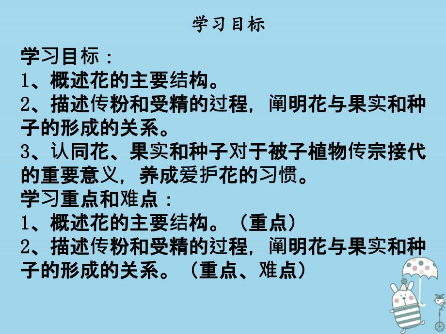 2019年七年级生物上册 第三单元 第二章 第三节开花和结果课件 （新版）新人教版_第2页