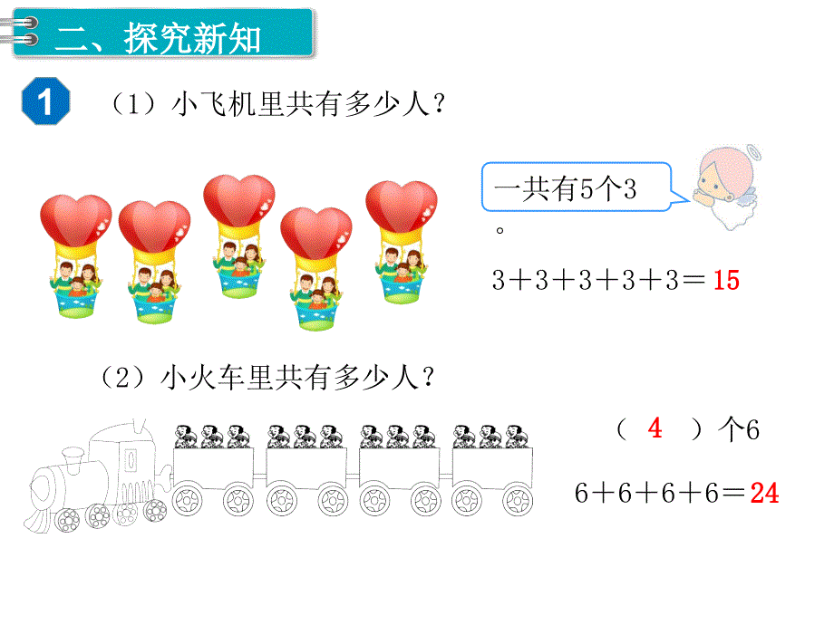 小学数学二年级上册课件第1课时乘法的初步认识_第3页